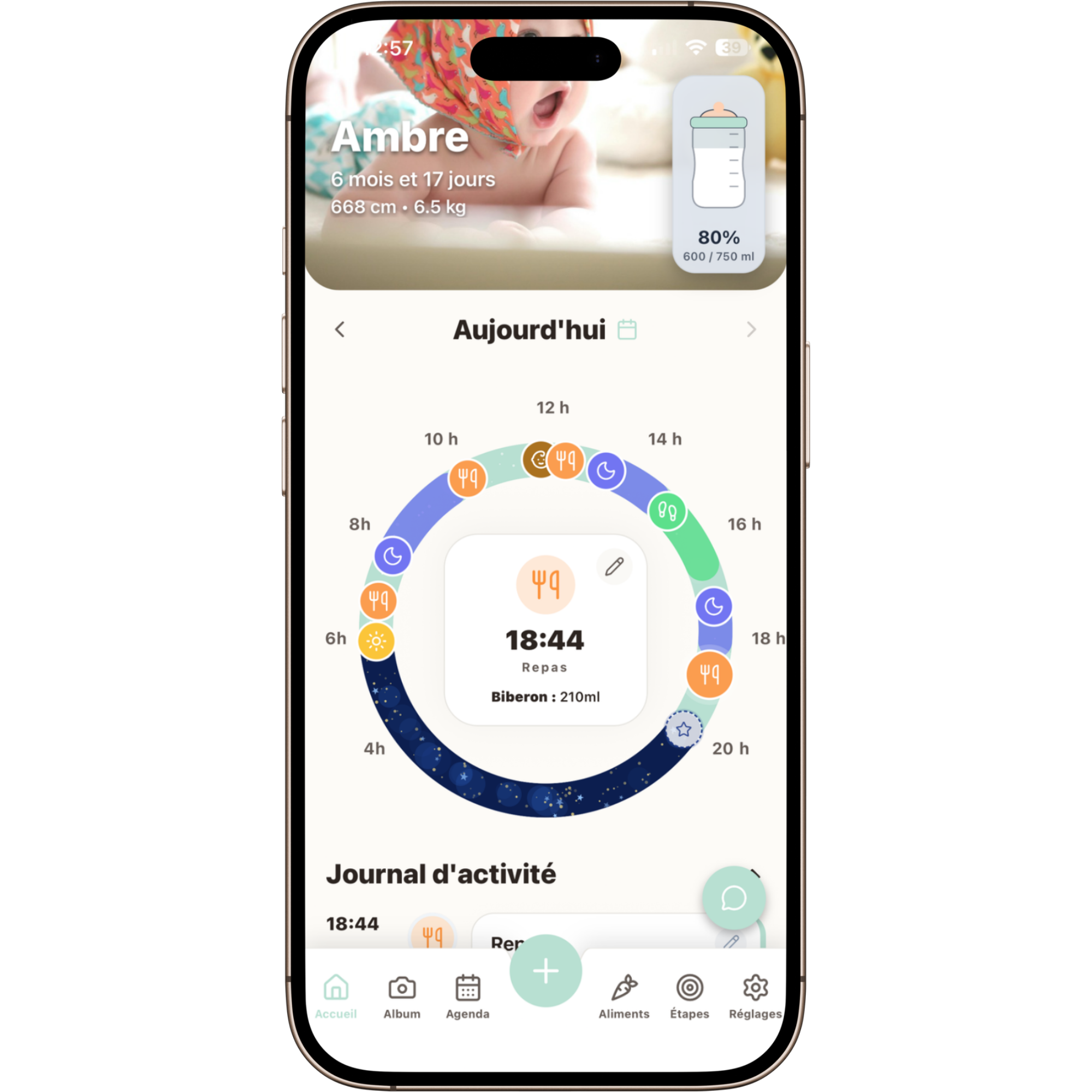 Timeline événements